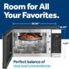 81id8jkPUL._AC_SL1500_ GE GCST10A1WSS 4-in-1 Microwave Oven Review Compact Air Fryer and Convection Mode