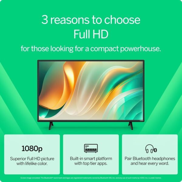81m3gZPKznL._AC_SL1500_ VIZIO 40-inch Smart TV VFD40M-08 review Full HD clarity and features