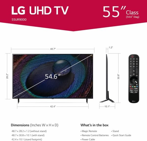 81ovFNV2TzL._AC_SL1500_ LG 55-Inch UR9000 Series 4K Smart TV Review AI-Powered Features Explained