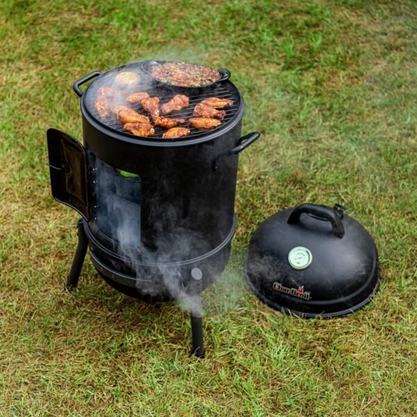 911GfCek6-L._AC_SL1500_ Comprehensive review of the Char-Broil Bullet Charcoal Smoker 16-inch for outdoor cooking enthusiasts