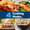 91LYRnW4ODL._AC_SL1500_ GE GCST10A1WSS 4-in-1 Microwave Oven Review Compact Air Fryer and Convection Mode