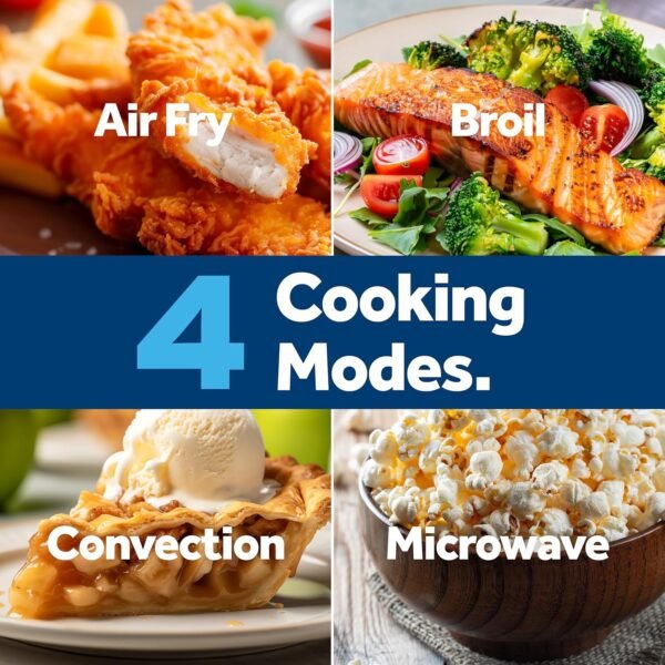 91LYRnW4ODL._AC_SL1500_ GE GCST10A1WSS 4-in-1 Microwave Oven Review Compact Air Fryer and Convection Mode