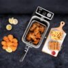91XqE79l6FL._AC_SL1500_ Kalorik Pro 4.2 Quart Triple-Basket Deep Fryer review with Oil Filtration System