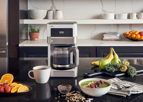 Braun BrewSense Drip Coffee Maker KF6050WH review for rich, flavorful coffee at home